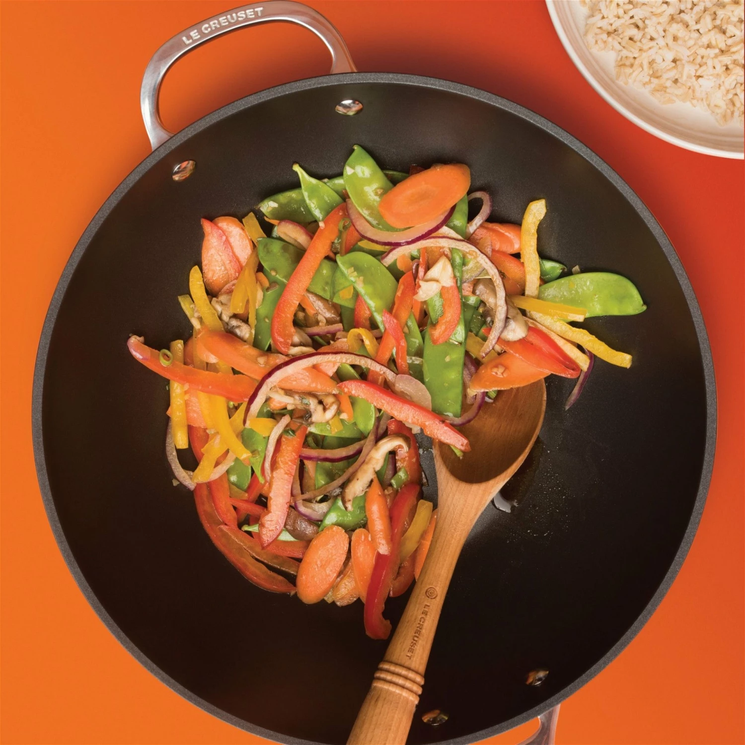 Le Creuset 12" Stir Fry Pan | Toughened Nonstick Pro - Image 8