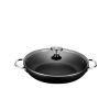 Le Creuset 4 Qt. Shallow Casserole/Braiser With Glass Lid | Toughened Nonstick Pro -STAUB Shop tnsp8100 30b