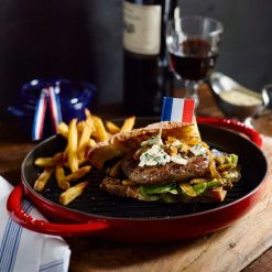 Staub 10" Cast Iron Pure Grill Pan | Cherry Red -STAUB Shop untitled 8 2