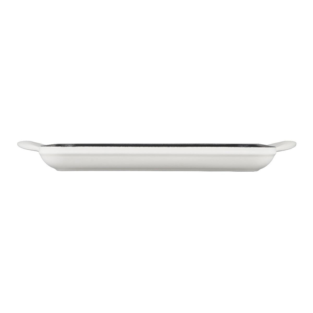 Le Creuset 9.5" Square Signature Enameled Cast Iron Grill Pan | White 5 Le Creuset 9.5" Square Signature Enameled Cast Iron Grill Pan | White - Image 3
