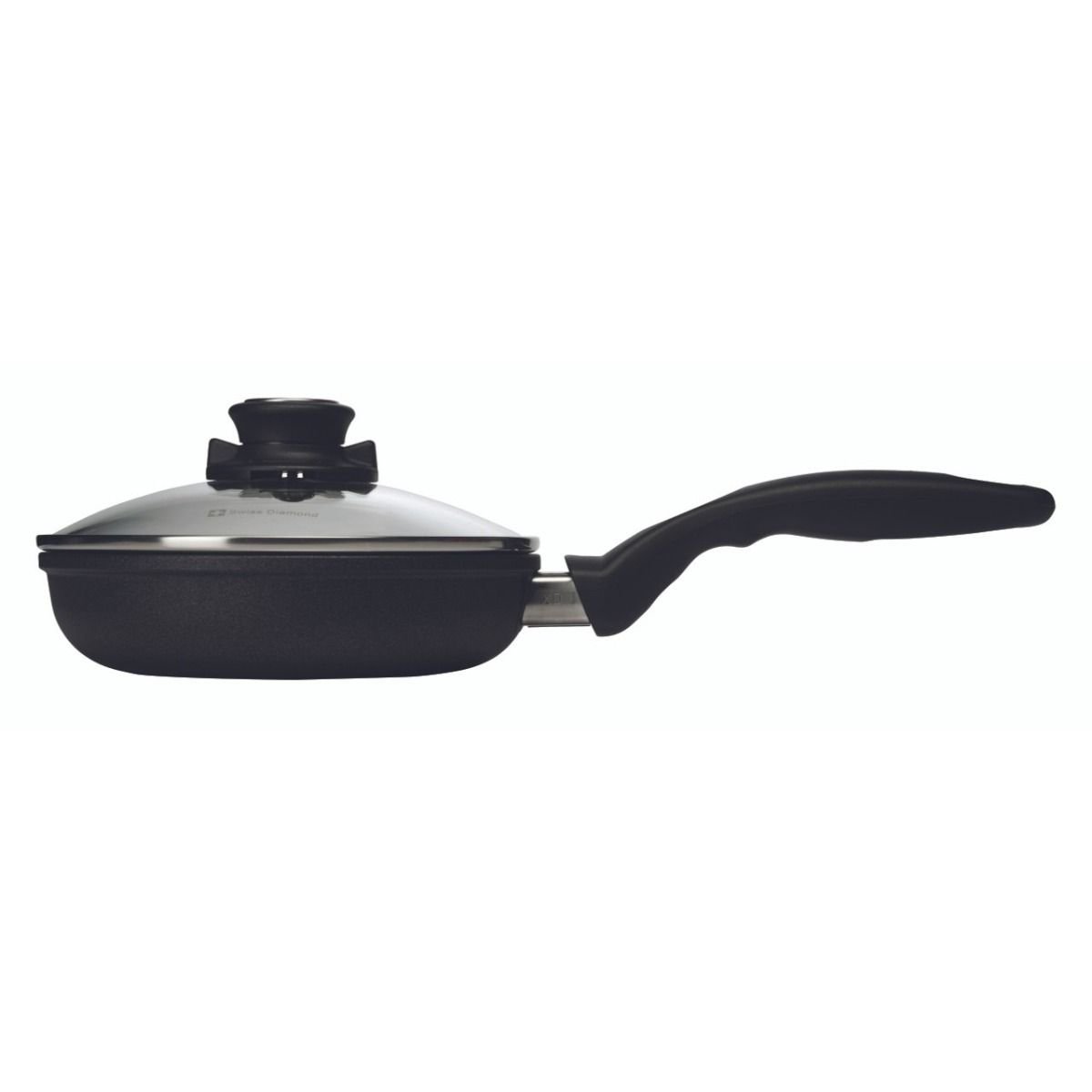 Swiss Diamond | XD Induction Fry Pan With Lid - 8" Swiss Diamond | XD Induction Fry Pan With Lid - 8" -STAUB Shop