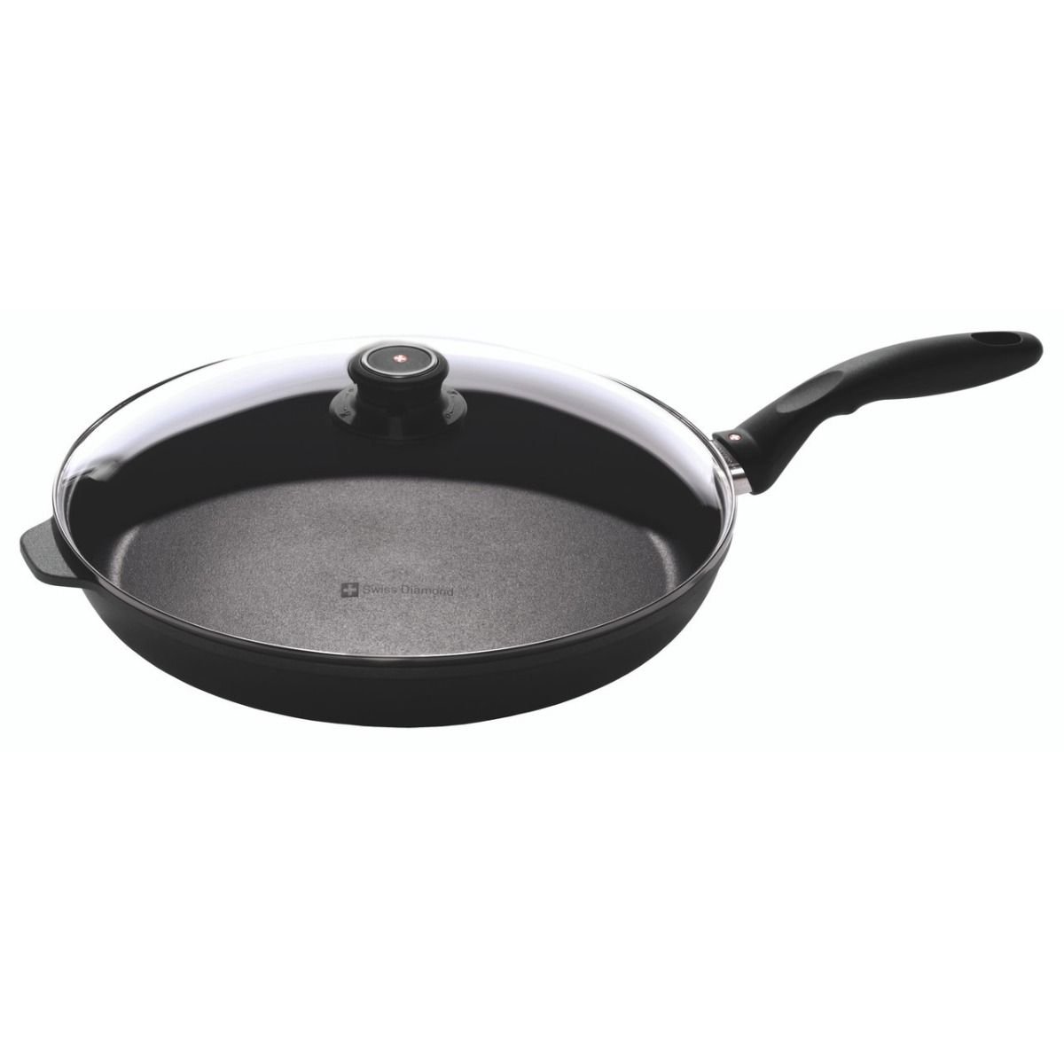 Swiss Diamond | XD Induction Fry Pan With Lid - 12.5" Swiss Diamond | XD Induction Fry Pan With Lid - 12.5" -STAUB Shop