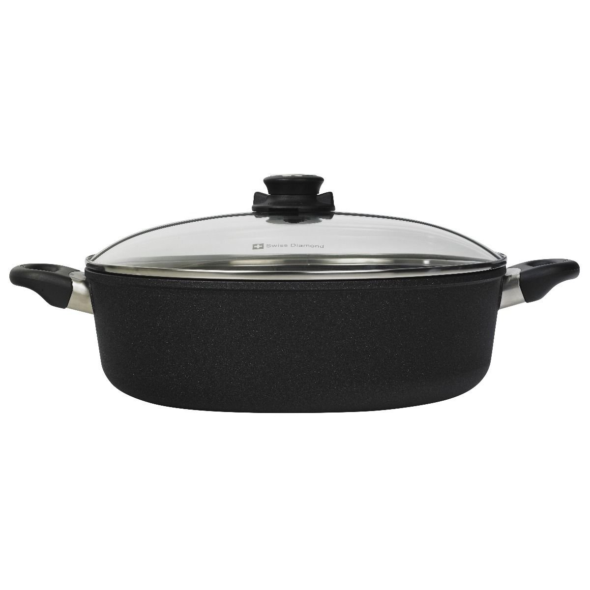 Swiss Diamond | XD Braiser with Lid - 12.5" (7.2 Quart) Swiss Diamond | XD Braiser With Lid - 12.5" (7.2 Quart) -STAUB Shop